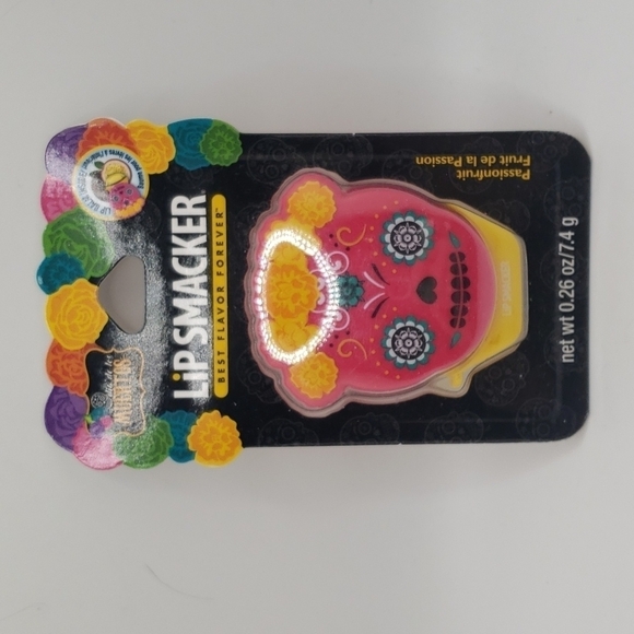 Rare Dia de los Muertos Passionfruit Lip Smacker Sugar Skull Lip Balm - Picture 1 of 3